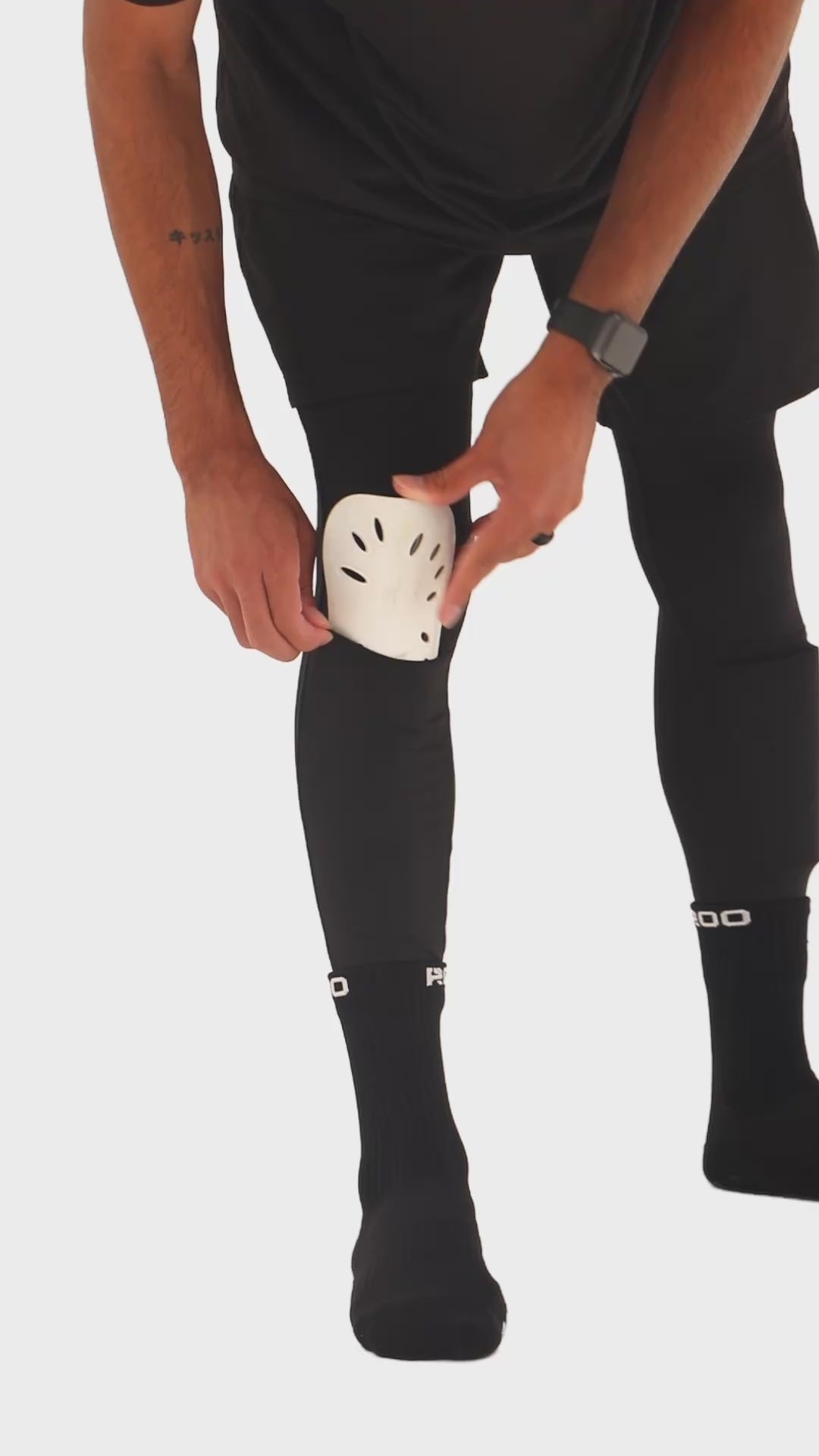 Men's - Shin Guard Compression Pants